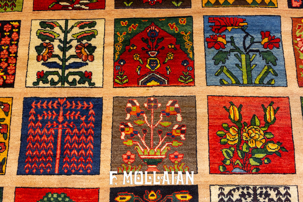 Bakhtiari Rug Very Large Garden Design n°:818996